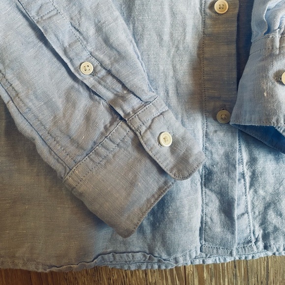 Uniqlo 100% Linen Button Down Shirt - Picture 4 of 4